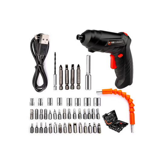 🔩DESTORNILLADOR INALAMBRICO 47 PIEZAS🔧