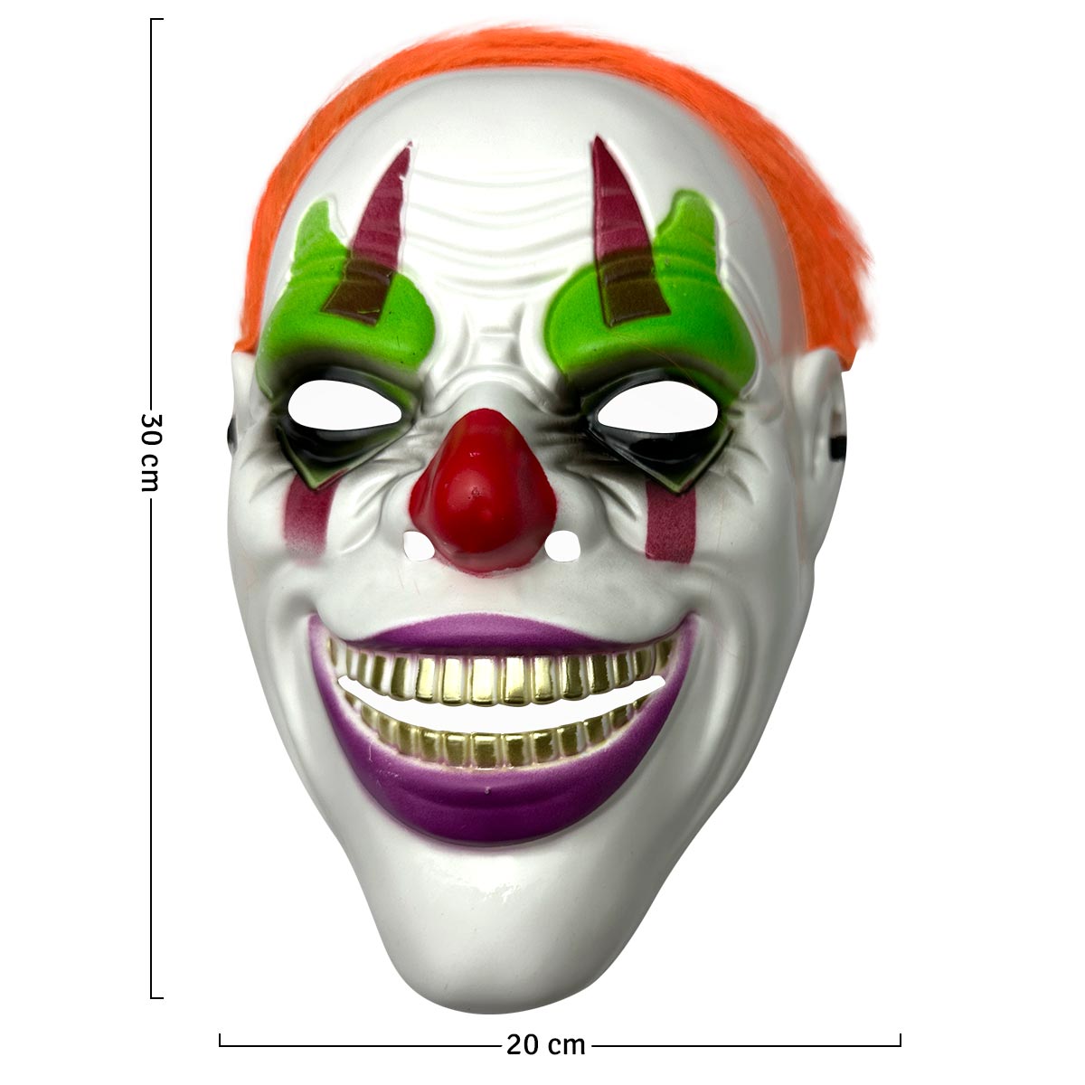 🤡🔪 Máscara de Payaso Asesino – Terror Extremo para Halloween 🎃