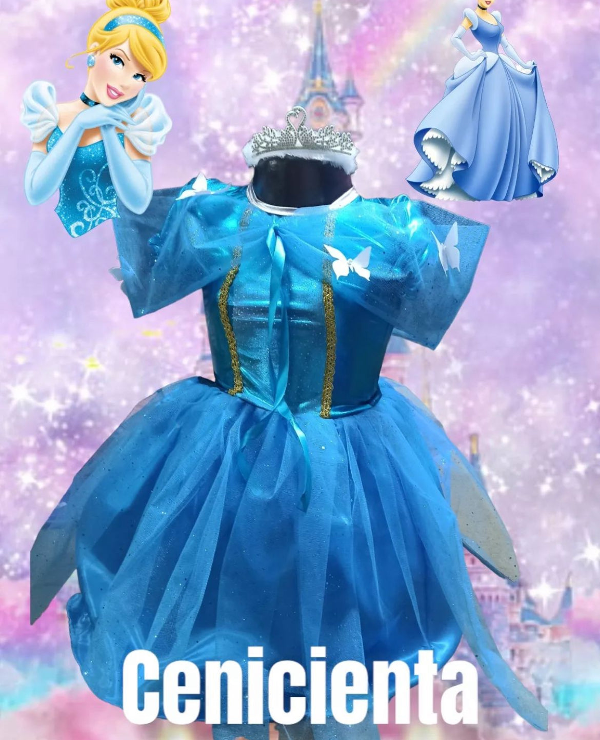 Disfraz Niña Cenicienta princesa