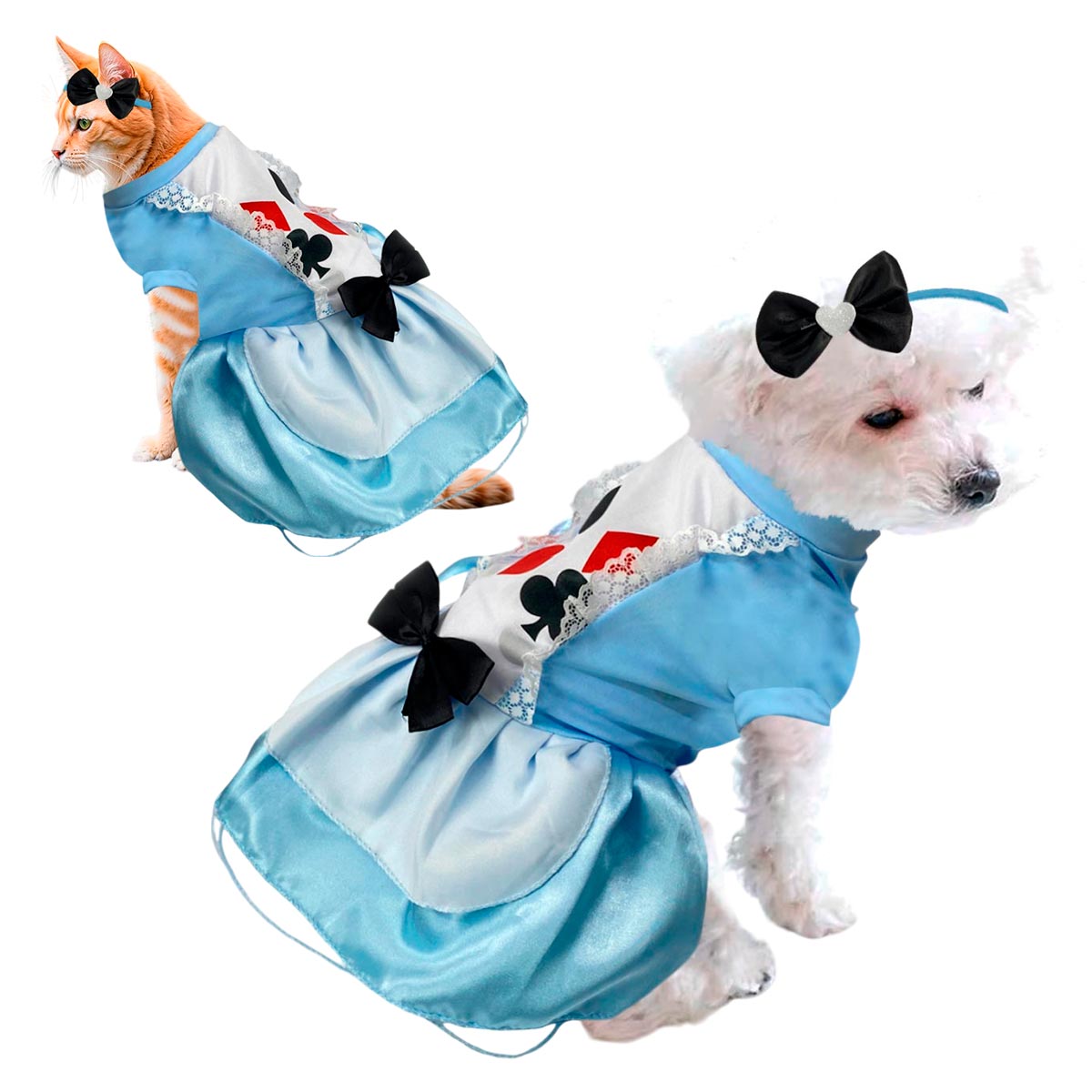 👑🐾 Disfraz de Alicia en el País de las Maravillas para Mascotas 🎃✨