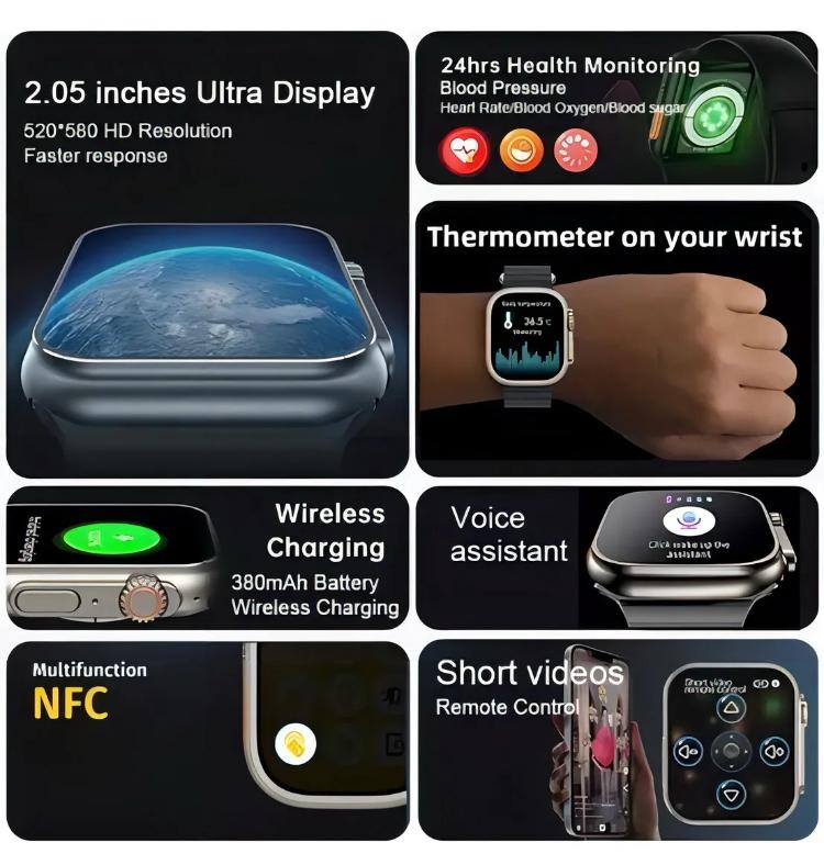 Reloj Smart Watch Inteligente T900 Ultra