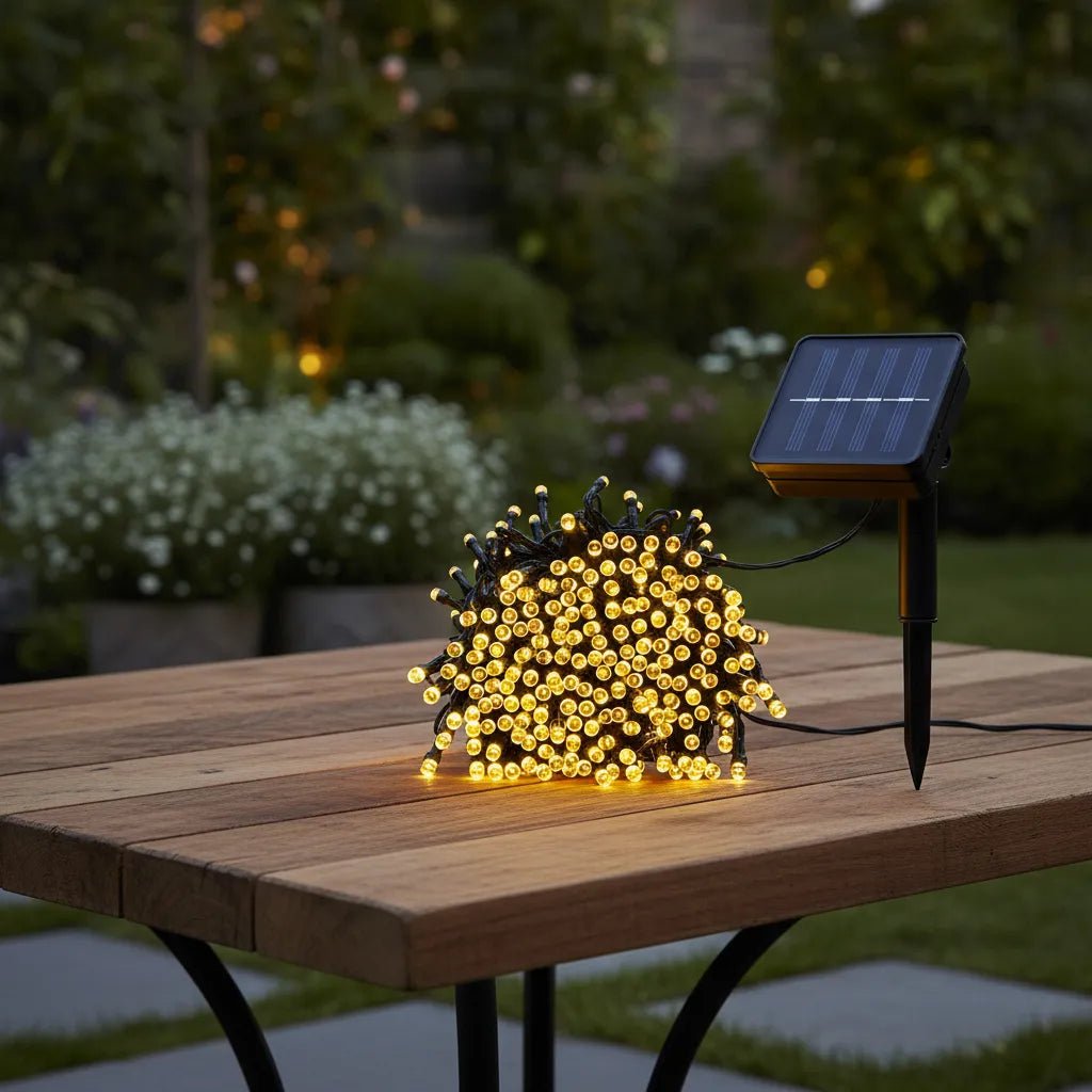 LUZ SOLAR LINEAL NAVIDEÑA 50 METROS - Eclécty store