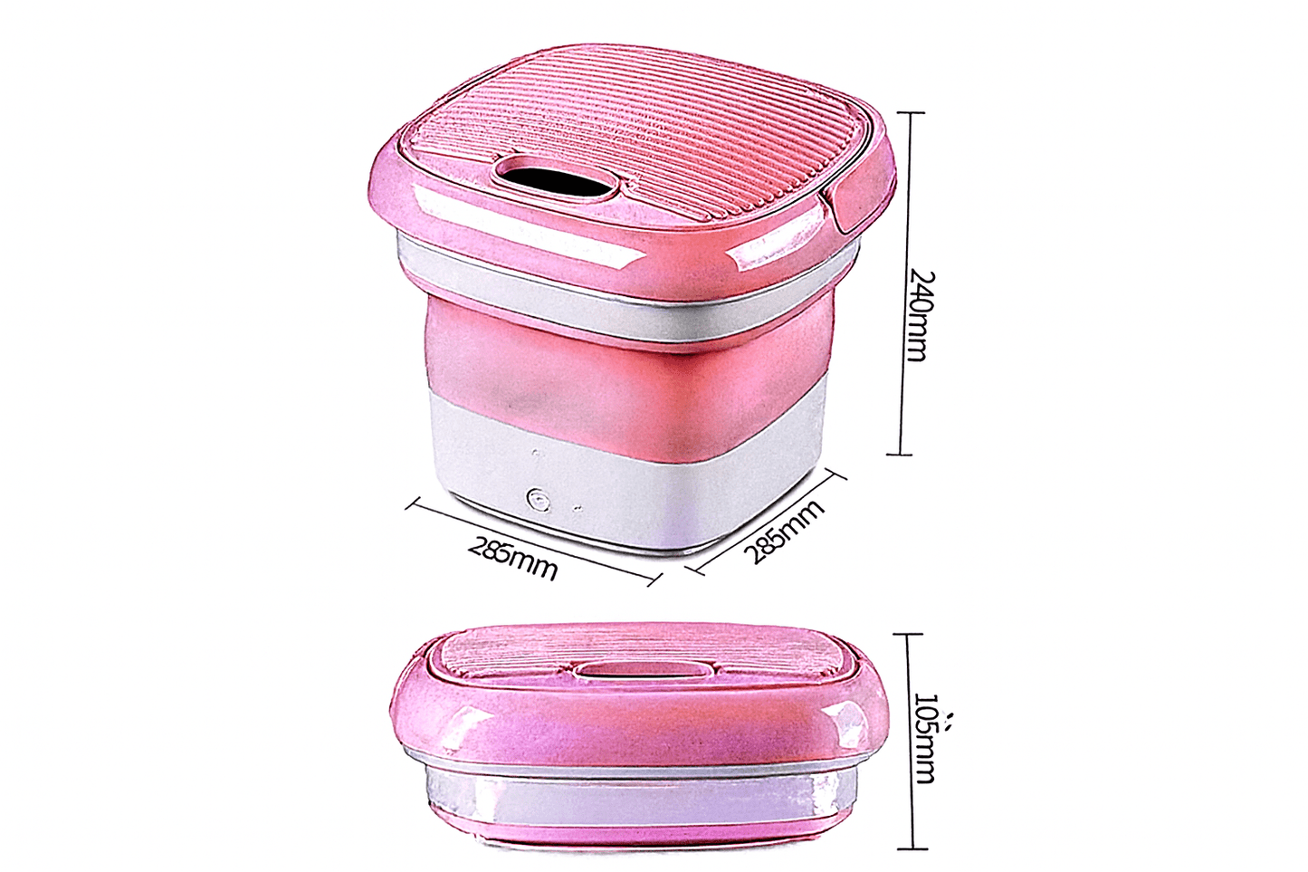 Mini Lavadora TV Portatil Plegable + Acc - Eclécty store