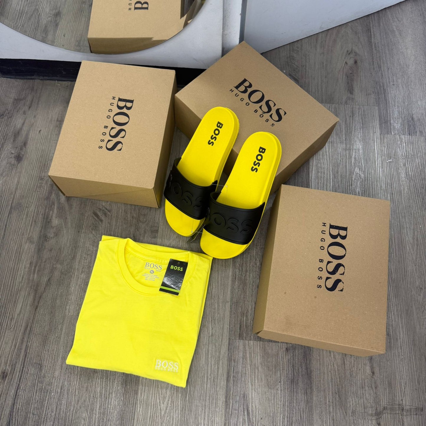 CAMISA HUGO BOSS x2 + SANDALIAS - Eclécty store