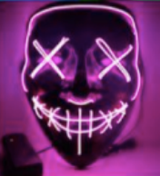 Máscara LED Neón “Purge Style”