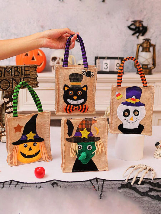 Cesta Bolsa Halloween Yute