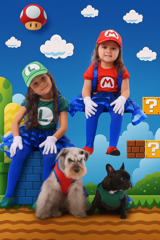 🕹️ Disfraz Mario Bros para niña 👸