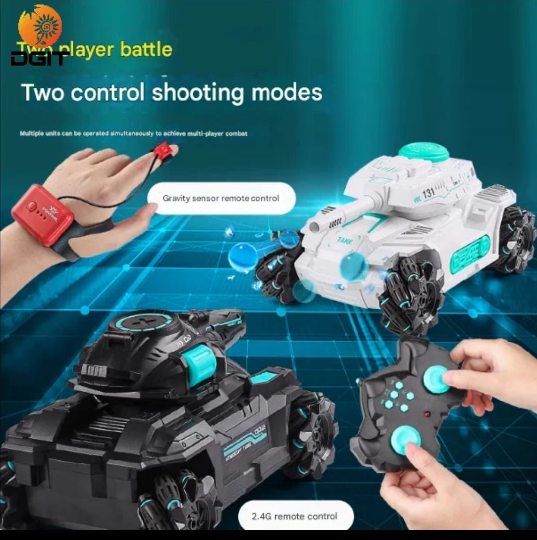 carro tanque hidrogel RC y manilla - Eclécty store