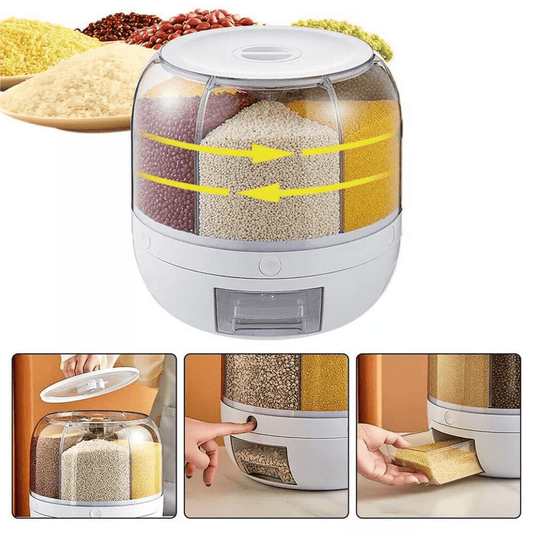Dispensador organizador de granos 6 en 1 - Eclécty store