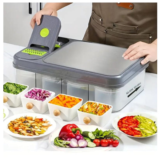 Picador de verduras Mandolina 28 en 1 - Eclécty store