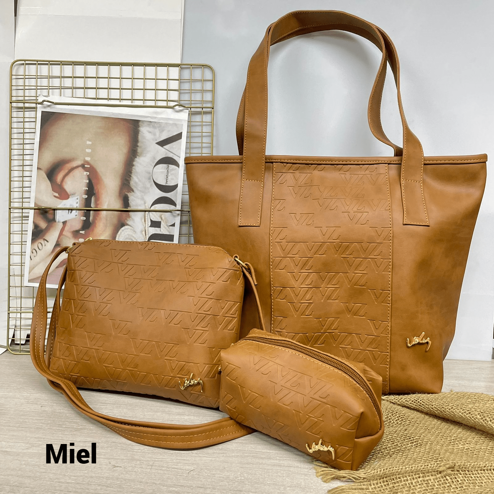 TRÍO EN CUERO DAMA REF. IBIZA - Eclécty store