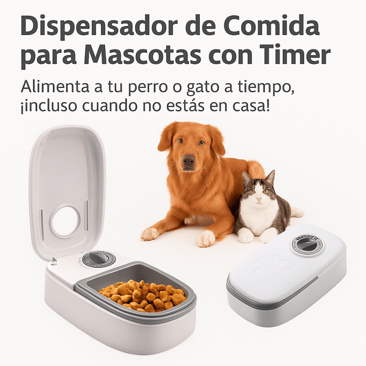 🐾 Dispensador de Comida para Mascotas con Timer - Eclécty store