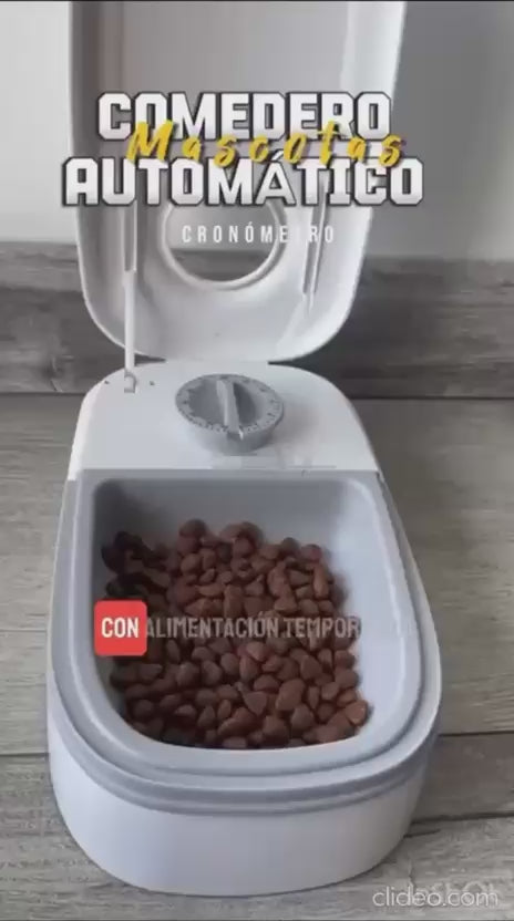 🐾 Dispensador de Comida para Mascotas con Timer